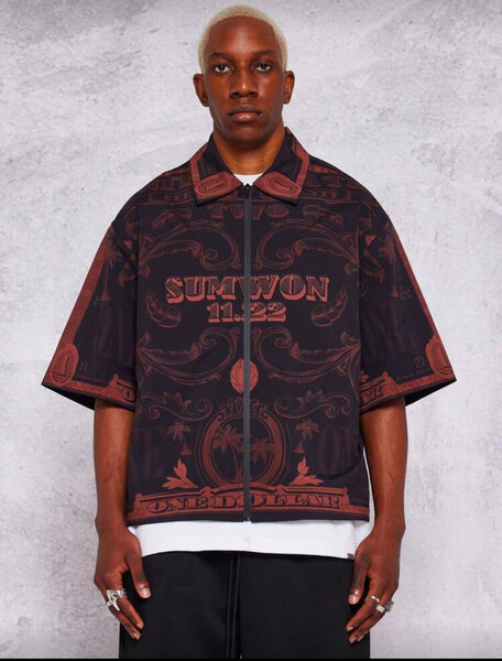 Chemise à manches courtes mode