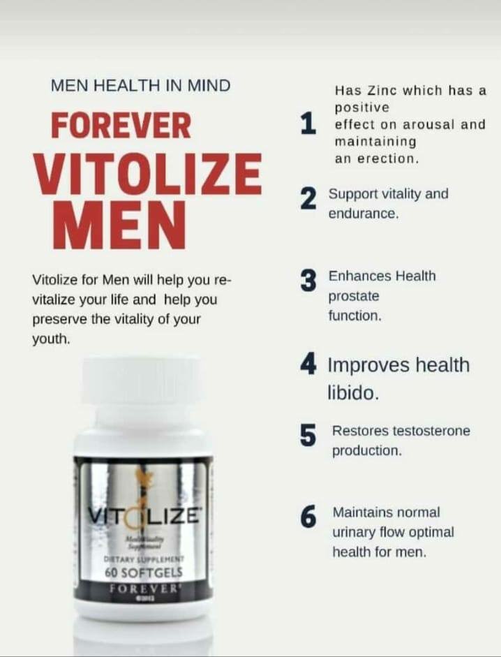 Forever Vitolize Men Benefits-Prostate Health