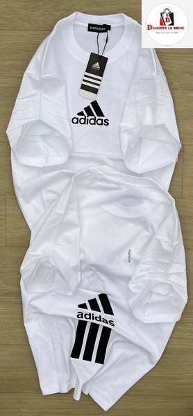 T-shirt blanc Adidas sportif