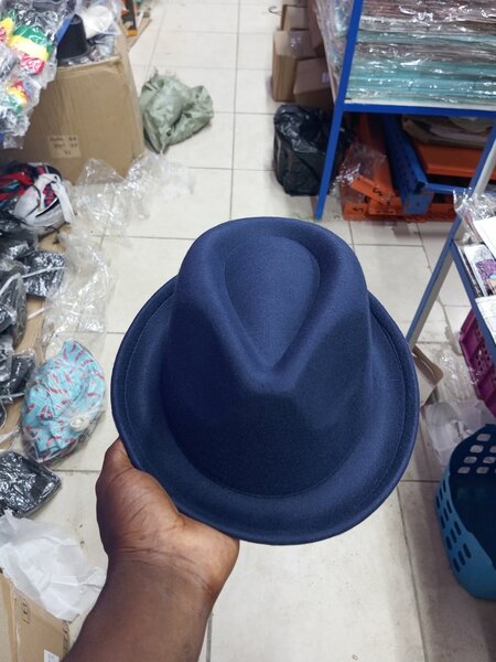 Chapeau Fedora Bleu Élégant
