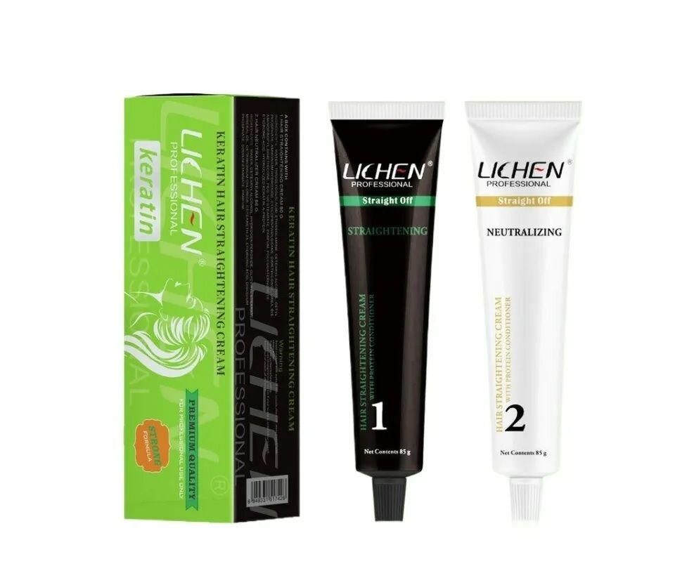 Lichen Keratin Hair Straightening Cream Strong