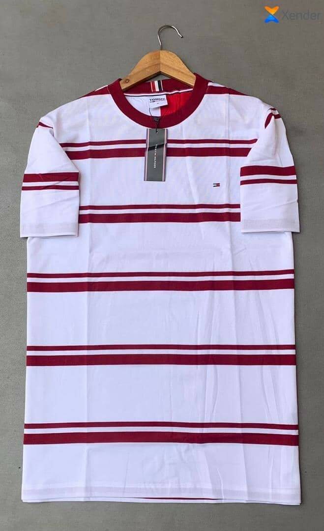 T-shirt rayé pour hommes