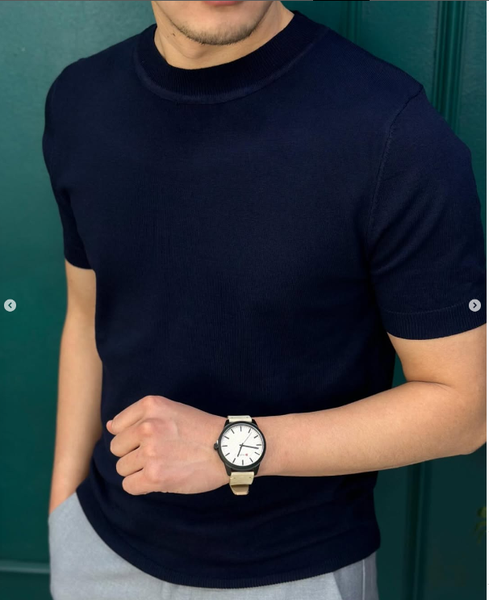 футболка синяя