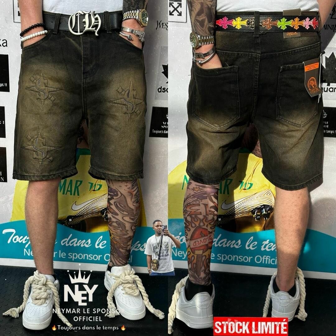 Shorts en jean tendance homme