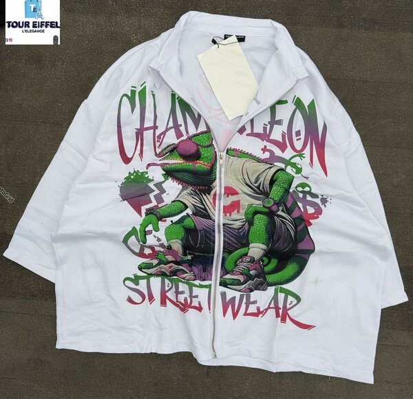T-shirt à capuche Chameleon