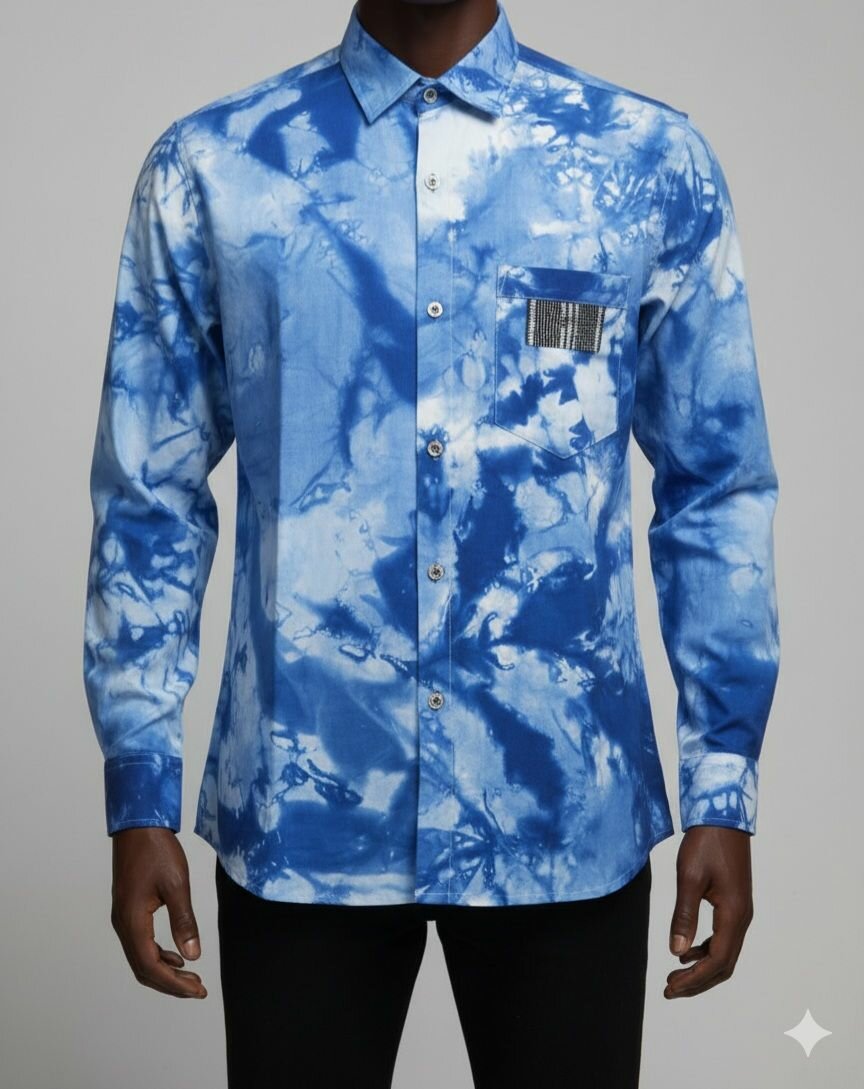 Chemise homme tie-dye