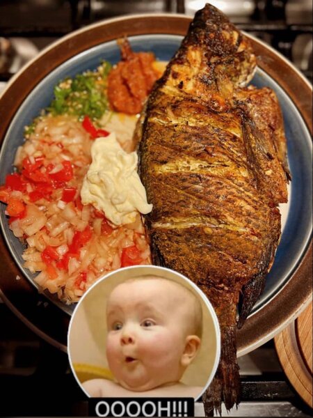 Poisson grillé épicé