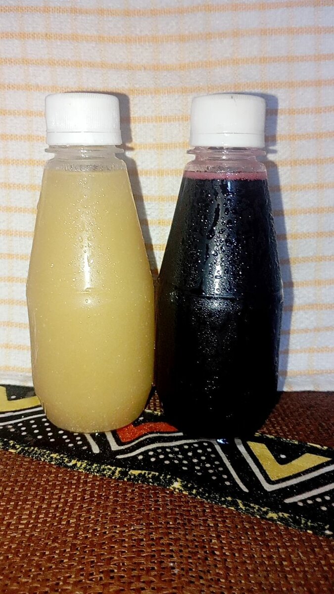 Jus de bissap et de gingembre