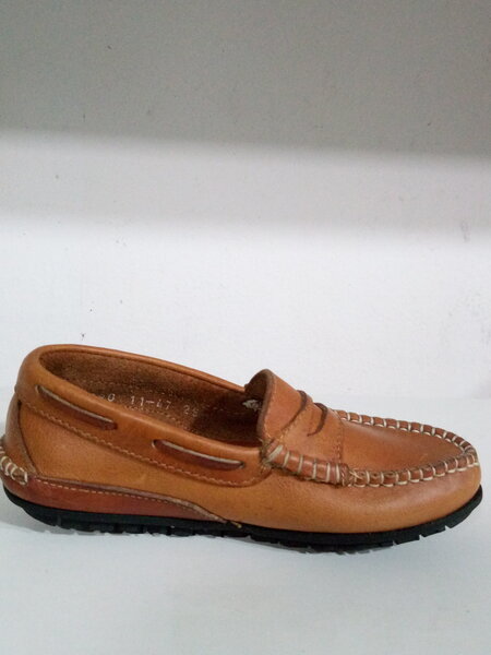 Mocassin en Cuir véritable