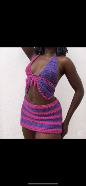 Ensemble Bikini Crochet Femme