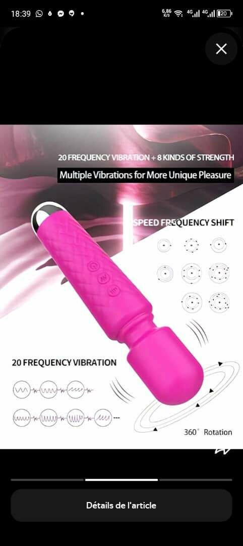 Vibromasseur Multifonction