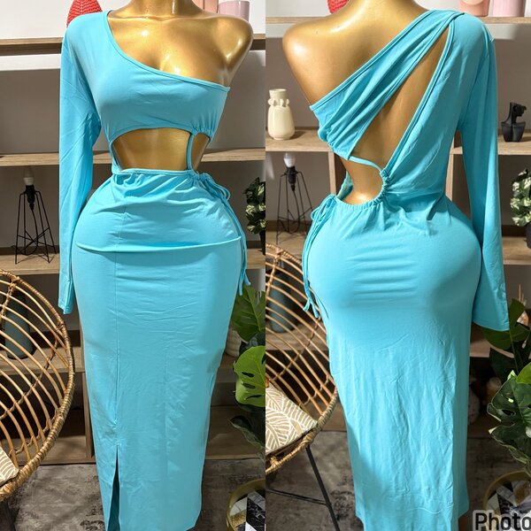 Robe élégante croisée