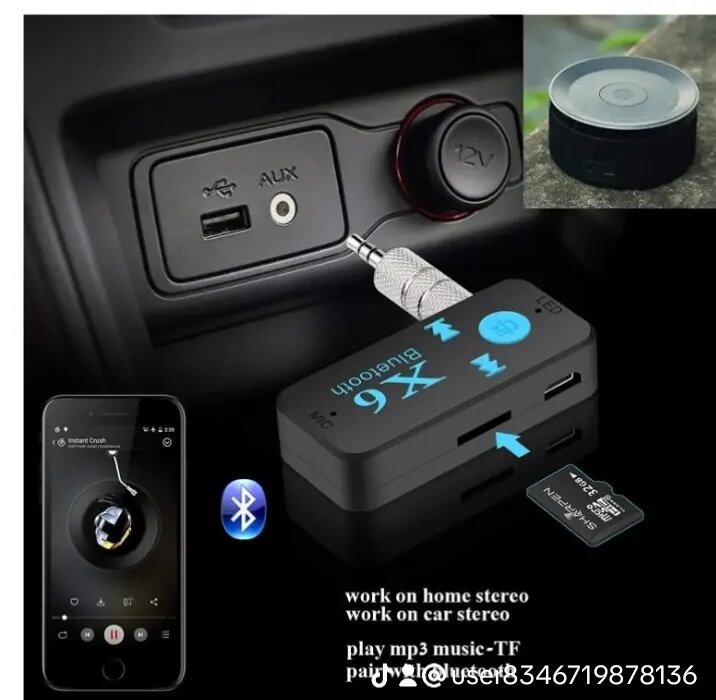 Adaptateur bluetooth pour L'écoute de la musique stéréo au v