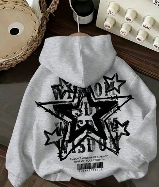 Sweat à capuche étoilé