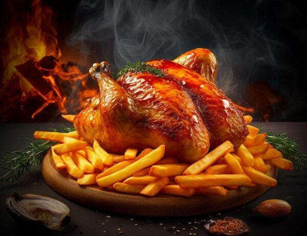 Juicy Roasted Chicken Meal