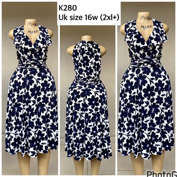 dress white with flowers