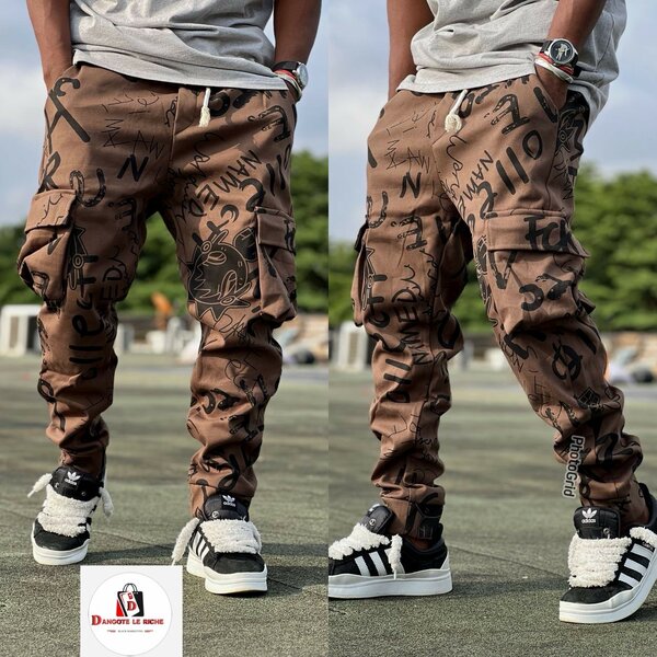 Pantalon cargo streetwear homme