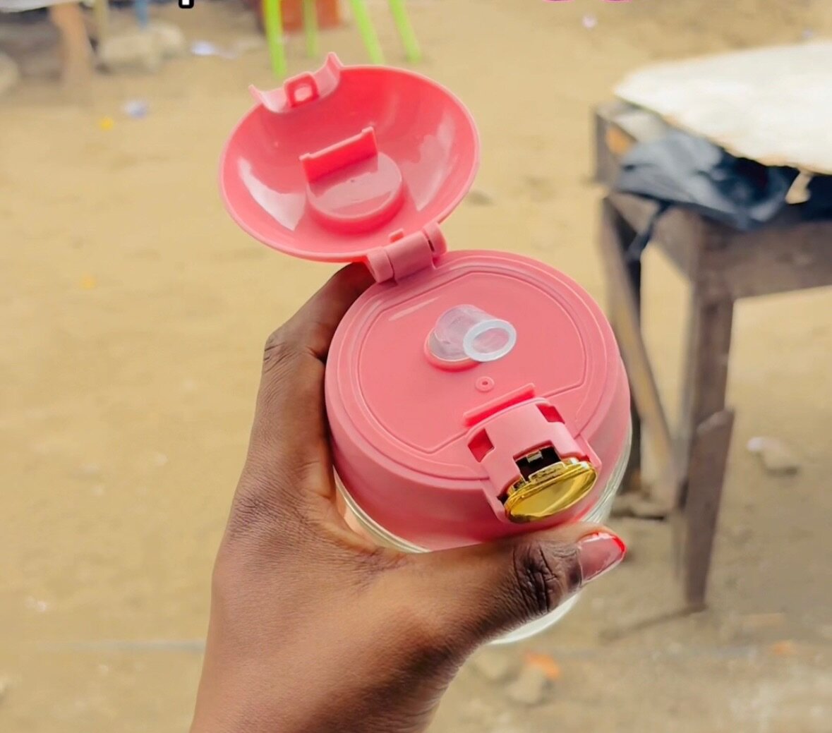 Bouteille en verre étanche