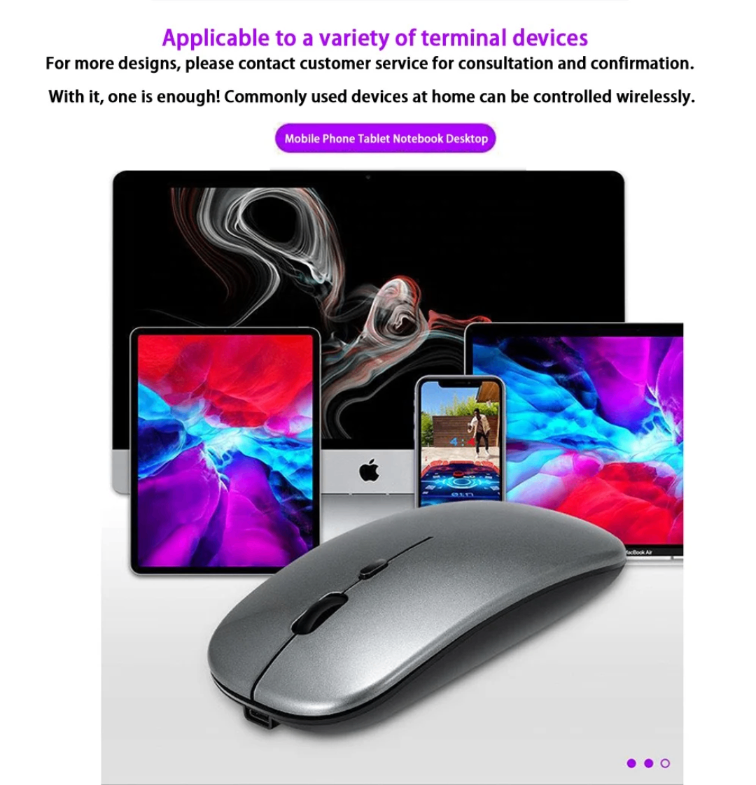 Souris Bluetooth Rechargeable LED