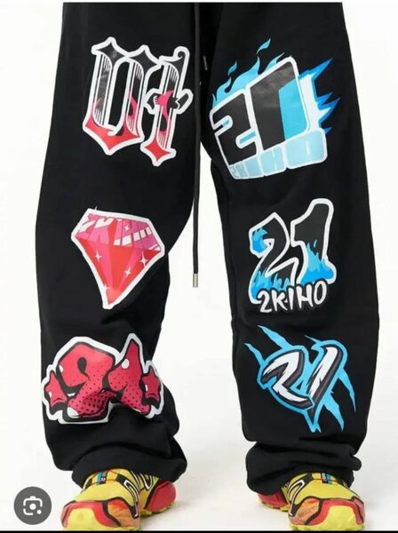 Pantalon streetwear unisexe