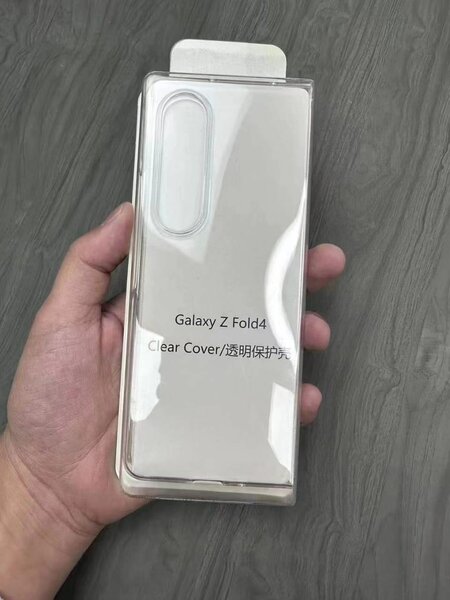 Coque Galaxy Z Fold4 Transparente