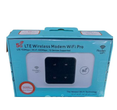 Pocket Wifi Pro Universel 5G LTE - 12 Heures Autonomie 3.000 Mah