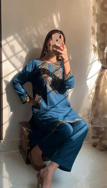 Zinc Pocket Embroided 2pc dress