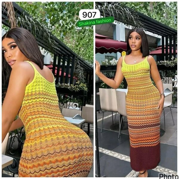 Robe longue moulante élégante