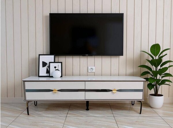 Meuble TV moderne blanc