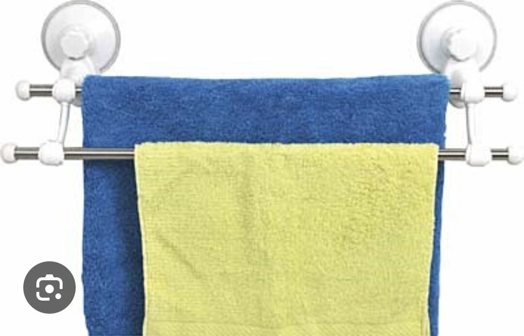 Porte-serviettes ventouse réglable