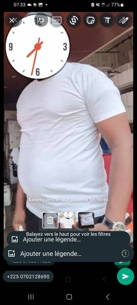 TEE-SHIRT BLANC COTTON