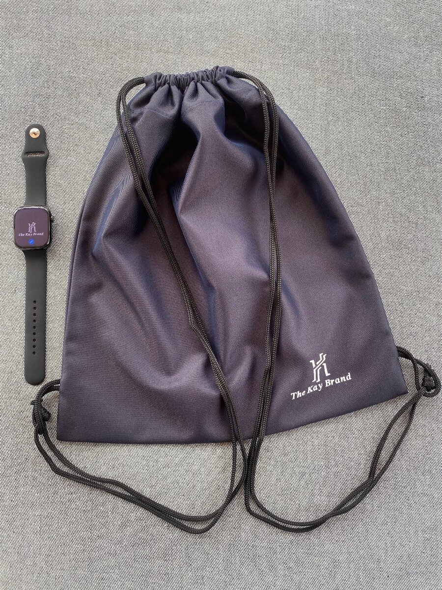 The Kay Brand Drawstring Backpack