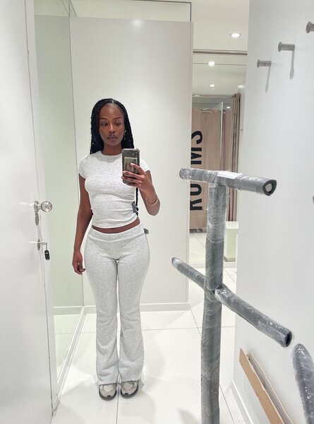 Ensemble Lounge Gris Confortable