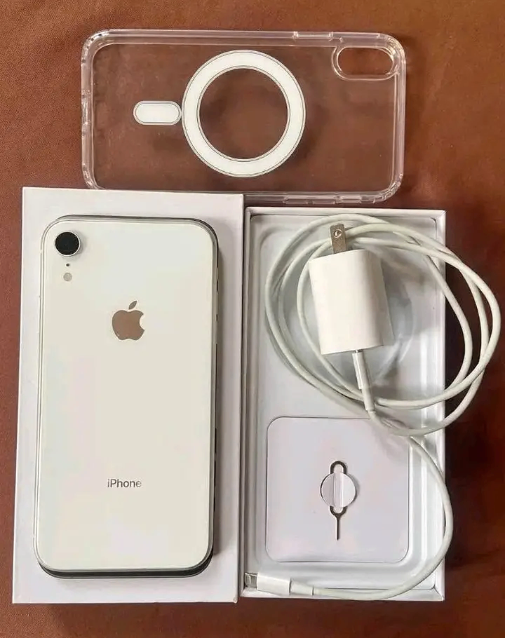 iPhone XR blanc