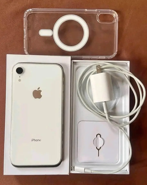 iPhone XR blanc