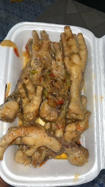 Patte de poulet sauté