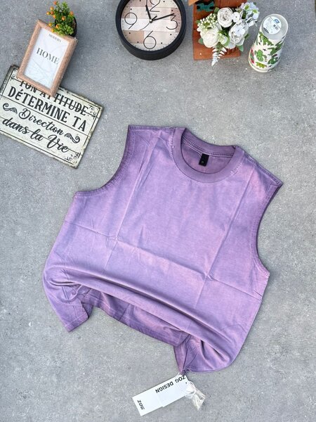 Débardeur Violet Style Moderne