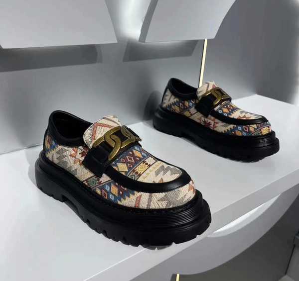 Chaussures Derbies Ethno-Chic
