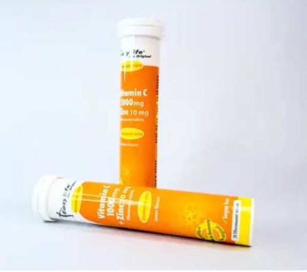 Vitamin C + zinc  Effervescence Tablets (Easylife  brand)