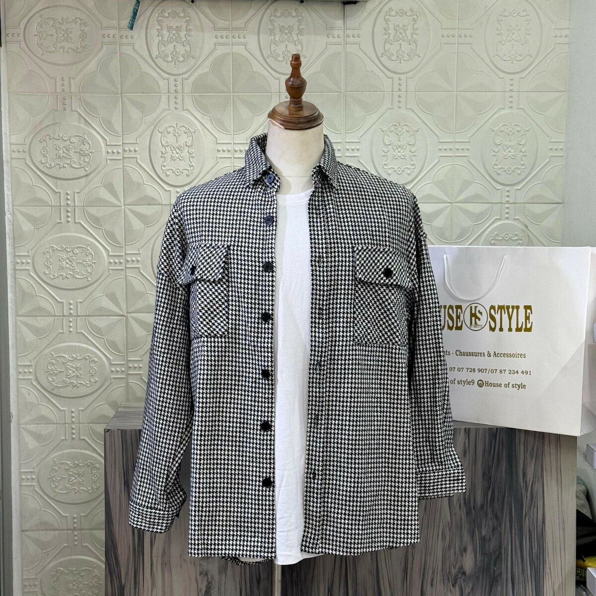 CHEMISE CARREAUX COTTON