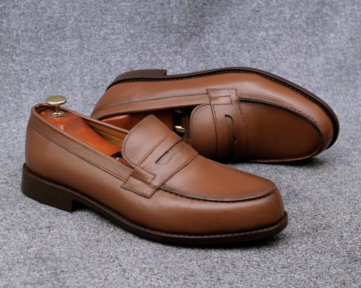 Mocassins en cuir pour hommes