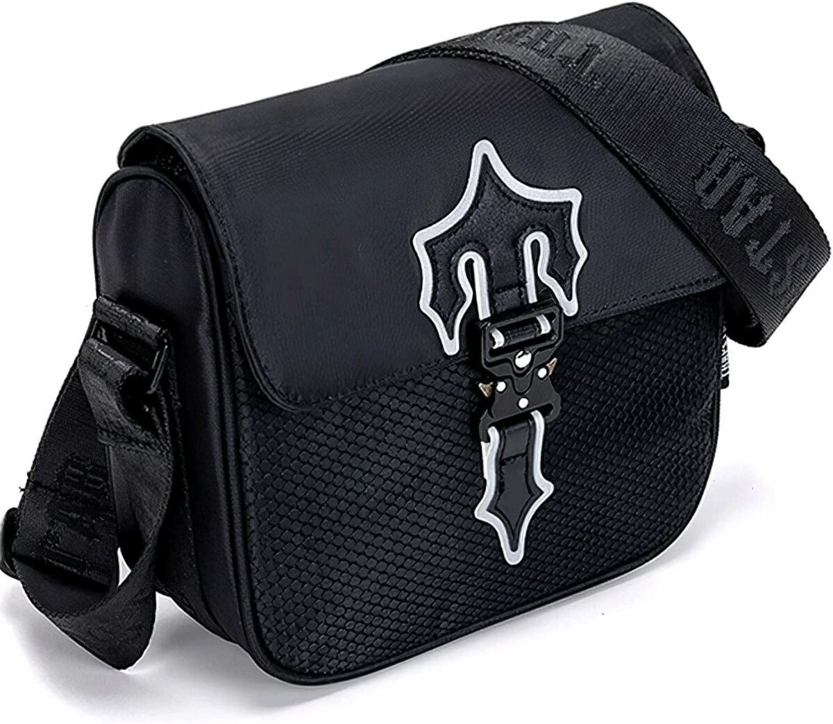 Sac bandoulière gothique homme