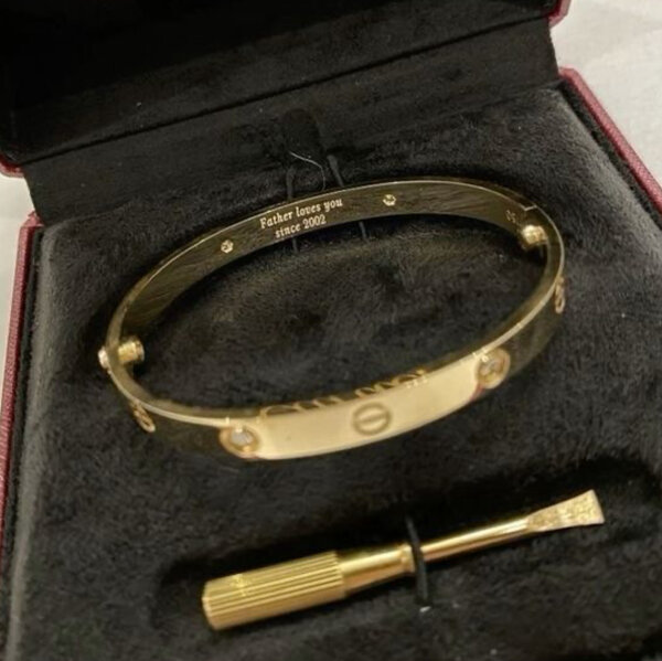 Bracelet en or avec diamants