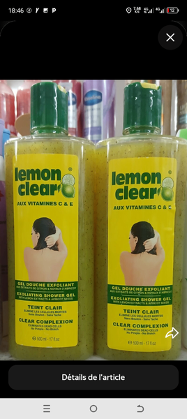 Gel douche lemon clear 500ml