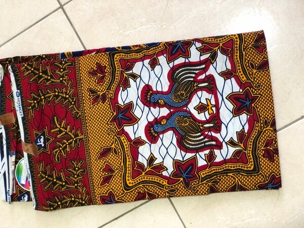 Tissu Wax Africain Coloré