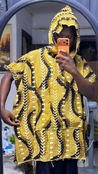 Ponchos africains à motif ethnique