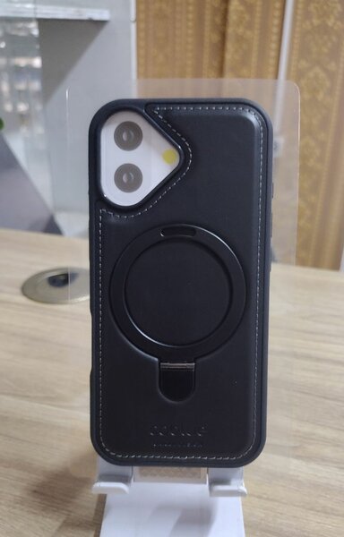 Coque en cuir iphone 17 simple