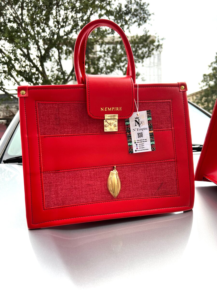 Sac à main rouge élégant Nempire