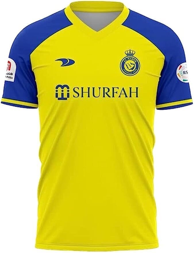 Maillot de Football Jaune Bleu