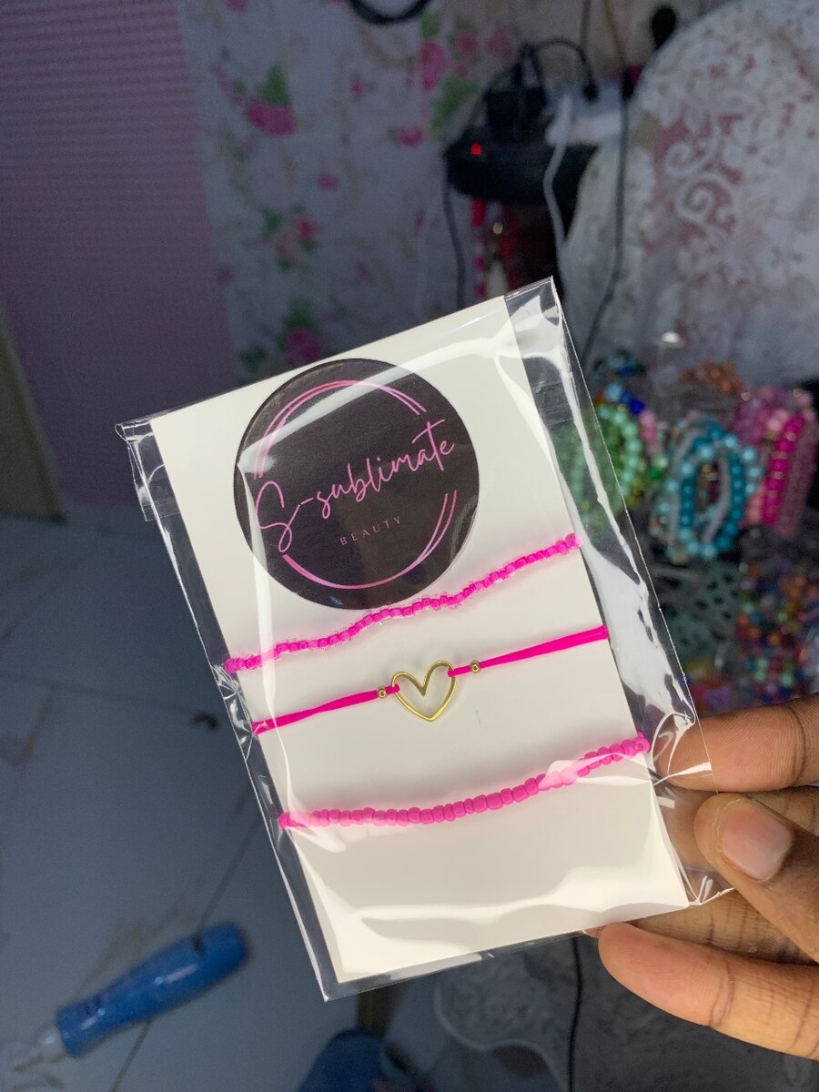 Bracelet de Cœur Coloré Été